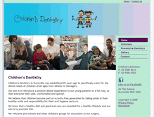Tablet Screenshot of childrensdentistry.net.au